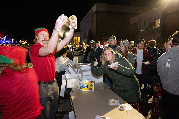 Christmas Tree lighting and festivities at BYU-Idaho.