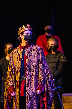 BYU-Idaho theatre department dress rehearsal of Shakespeare's Henry V.