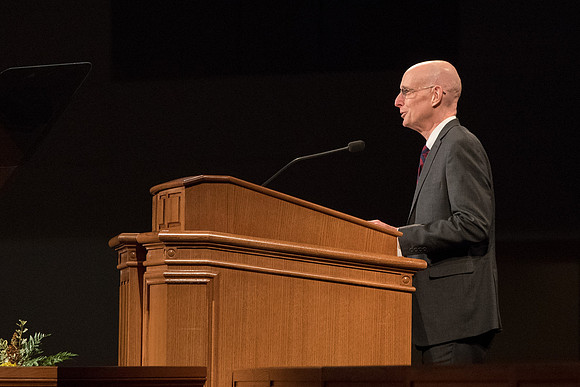 President Eyring conduct the devotional.