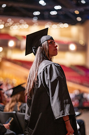 Graduates during convocation for the College of Agriculture and Life Sciences.