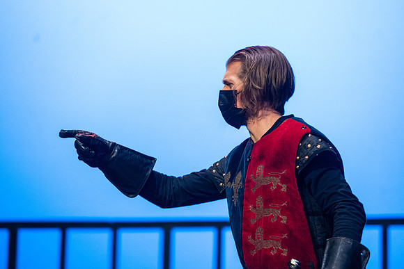 BYU-Idaho theatre department dress rehearsal of Shakespeare's Henry V.