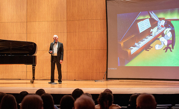 Center Stage Piano concert by Del Parkinson in the Barrus Concert Hall.
