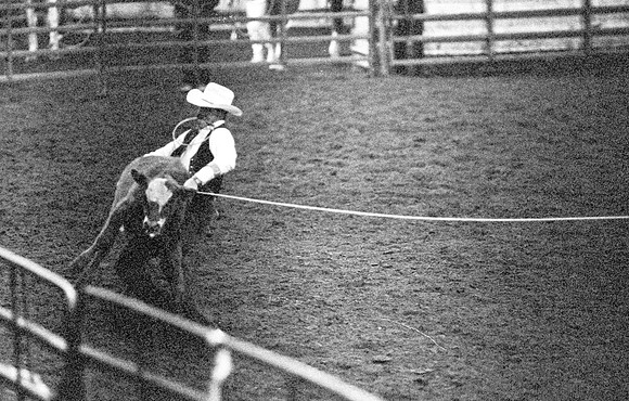 The main event was calf roping