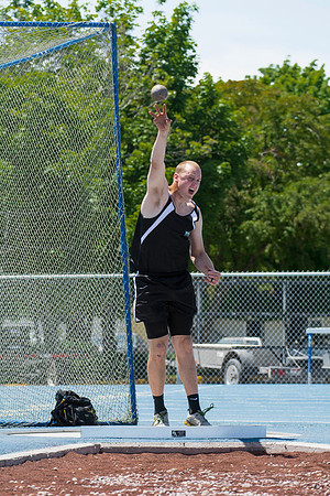 The BYU-Idaho competitive sports track teams compete against each other in the Hart Stadium.