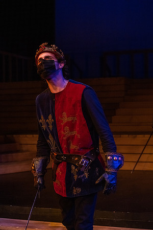 BYU-Idaho theatre department dress rehearsal of Shakespeare's Henry V.