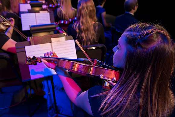 A BYU-Idaho Sacred Music Production performed in the BYU-Idaho Center, conducted by Dallin Hansen and written by Daniel Gawthrop.