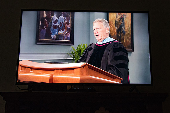 Broadcast of Winter 2020 Commencement. Due to COVID-19 graduates had a unique graduation and had to watch the commencement speech from home. Elder Craig C. Christensen speaks to the graduates.