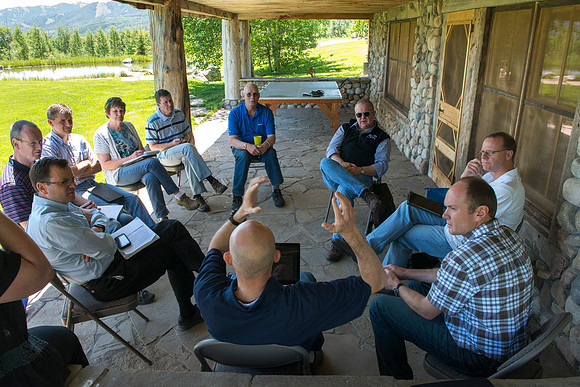 Retreat for College Deans and Department Chairs at the Sky Mountain Lodge.