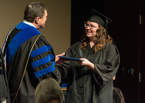 Language and Letters Graduate student recieves diploma
