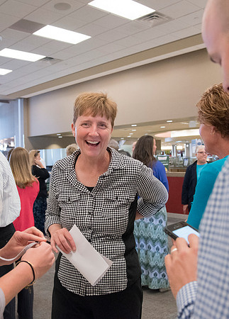 Faculty members come together in preparation of the new school year.