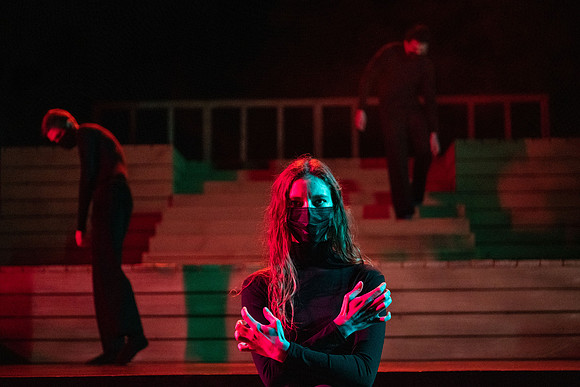 BYU-Idaho theatre department dress rehearsal of Shakespeare's Henry V.