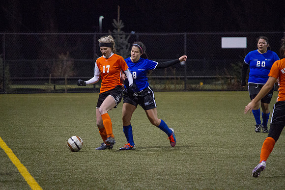BYU-Idaho students play competitive soccer at the 4-plex on BYU-Idaho campus