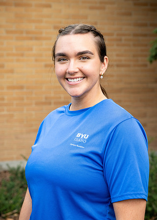 Fitness Instructors in front of the Hart Building.