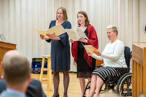 Eliza R. Snow Society, Evening of Honors, honoring Kevin Call for his years of service to the Arts.
