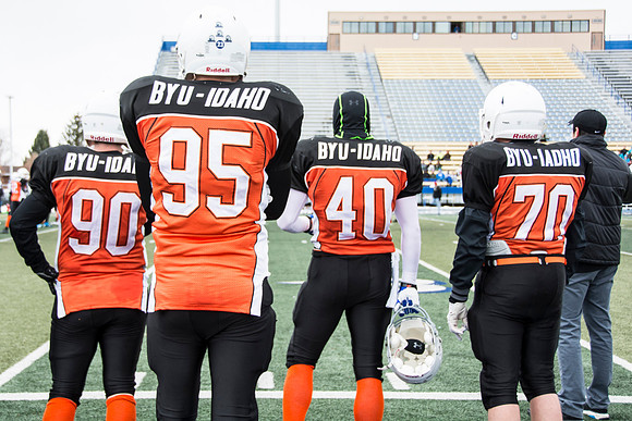 Competitive Football Championship game.
