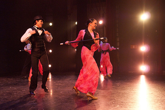 Students perform in dress rehearsal of Extravadance dance performance- Jul 2010