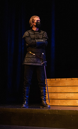 BYU-Idaho theatre department dress rehearsal of Shakespeare's Henry V.