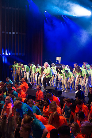 Get Connected puts on talent show for new students.