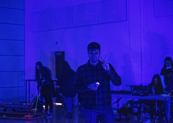 Students gather for First Friday - Apr 2022