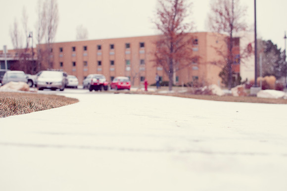 Cloudy weather and the lack of sunshine made the first Monday back from Thanksgiving break a little gloomy. However, it created an incredible opportunity to see campus in a different perspective.