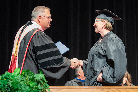 Graduates during Interdisciplinary Studies convocation.