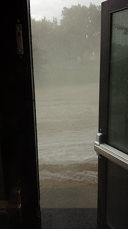 July 15, 2014 Over an inch of rain in less than an hour created a flash flood through Rexburg streets, through a few BYU-Idaho buildings and also flooded several students basement apartments. The even