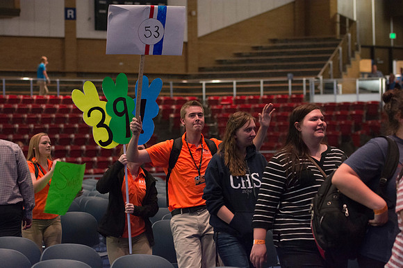 Get Connected puts on talent show for new students.