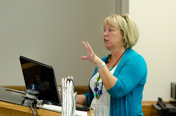 Debbie Kent's "Food Storage Made Easy" Education Week Class.