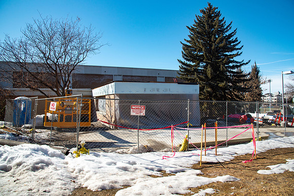 Progress on the construction in the John W. Hart Building at BYU-Idaho.