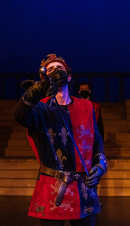 BYU-Idaho theatre department dress rehearsal of Shakespeare's Henry V.
