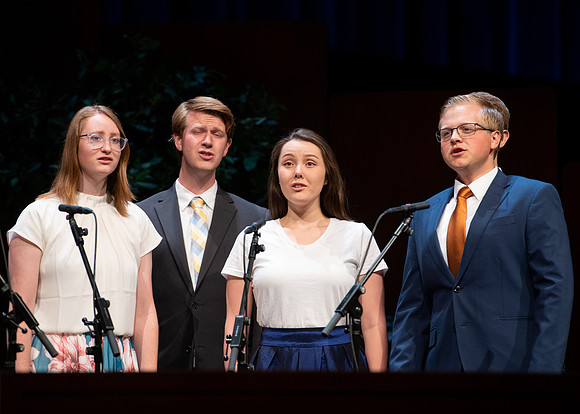 Music program during devotional.