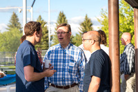 Pathway Worldwide employees and their families gather for a social in Rexburg. 2017