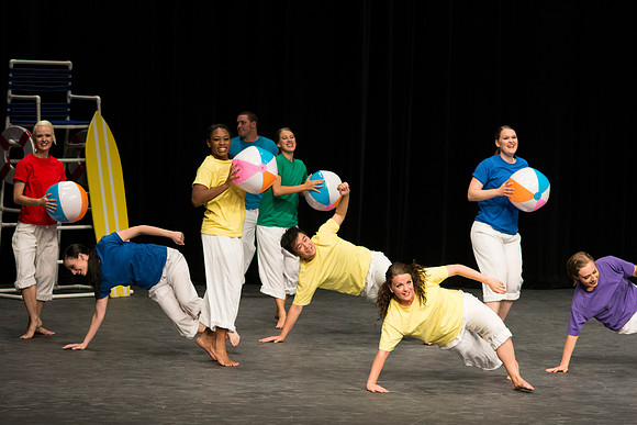 Dance performance in Green River Wyoming.