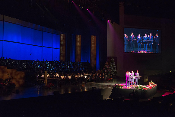 BYU-Idaho Choirs and Orchestra perform at A BYU-Idaho Christmas Concert featuring The King Singers.