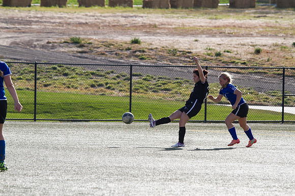 BYU-I student athletes go head to head on the upperfields in the women's competitive soccer league.