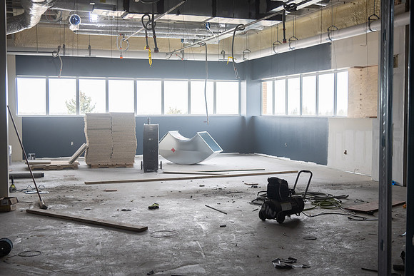McKay Library Remodel Progress - April 2025