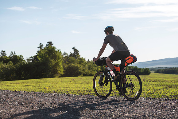 James rides a route starting and ending in Rexburg and looping through Green Canyon and Heisi Hot Springs.