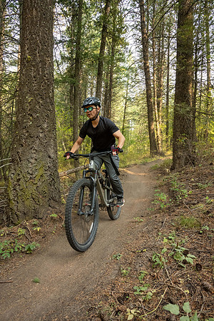 Media Creation Team mountain biking.