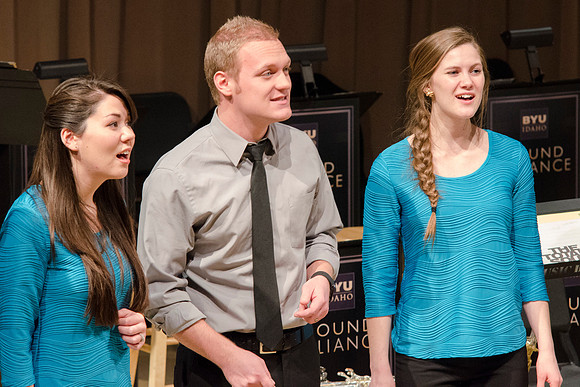 Some of the singers in Vocal Union.