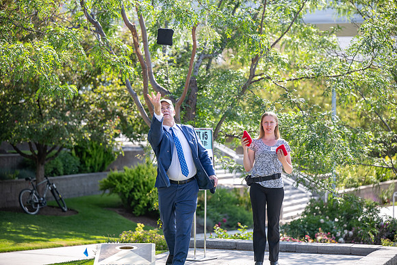 Marketing Department annual Corn Hole BBQ - June 2025