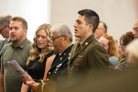 BYU-Idaho's, Reserve Officers' Training Corps Commissioning ceremonies.