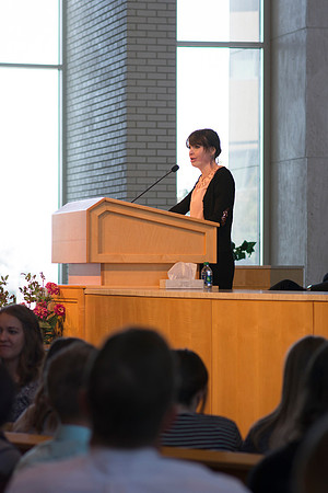 Stephanie Neilson speaks on “Hope, Triumph, and Everyday Joy” at BYU-Idaho.