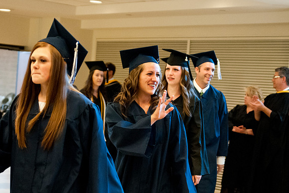 Commencement during graduation spring 2012