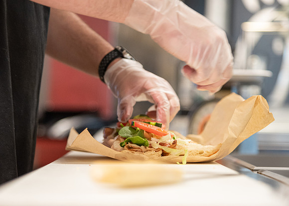Photographing food for the Crossroads.