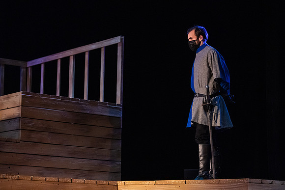 BYU-Idaho theatre department dress rehearsal of Shakespeare's Henry V.