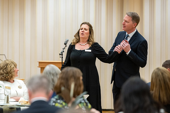 Eliza R. Snow Society, Evening of Honors, honoring Kevin Call for his years of service to the Arts.