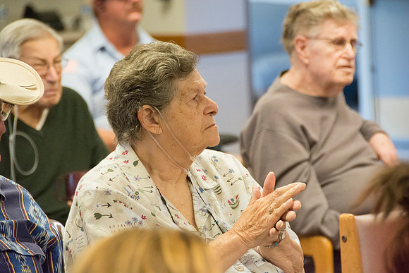 Dancers visit a Convalescent Center in Green River Wyoming.