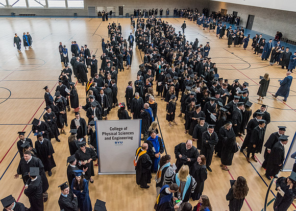BYU-Idaho graduation, Spring Semester, 2019.