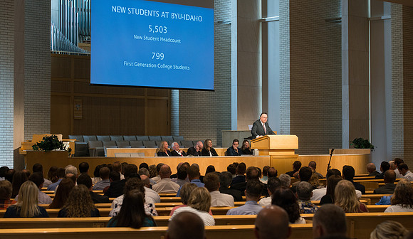 BYU-Idaho All Employee Meeting with special guest Elder Matthew L. Carpenter, General Authority Seventy. - Sept 2019