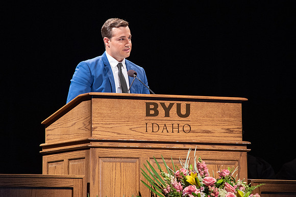Graduates during Interdisciplinary Studies convocation.